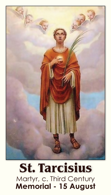 St. Tarcisius Prayer Card